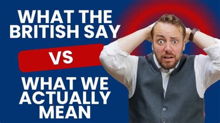 Do the British say spot of tea?