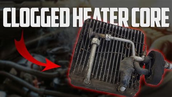 How do I know if my heater core is clogged?