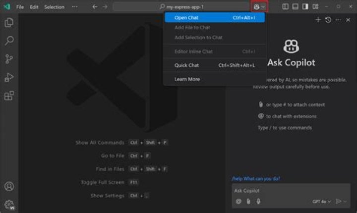 How do I open the shell command in Vscode?