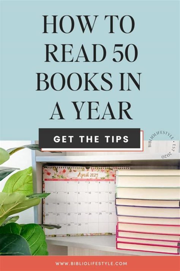 How do you read 50 books in a year?