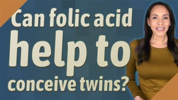 How long should I take folic acid before trying to conceive twins?