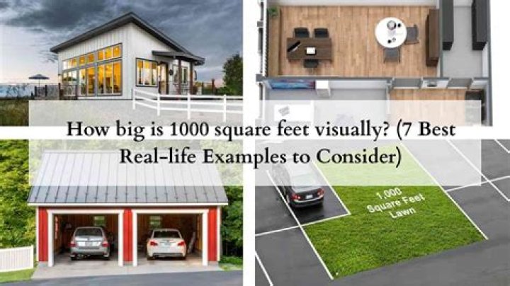 Is 1000 square feet small?