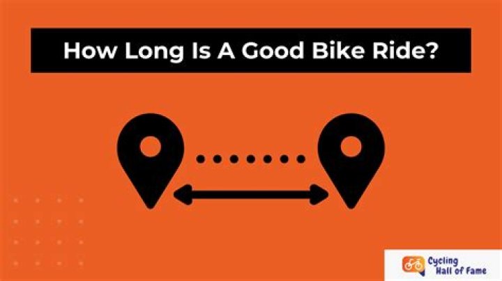 What is a good bike distance?