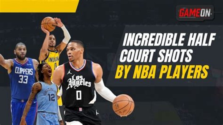 Who hit the most half court shots?
